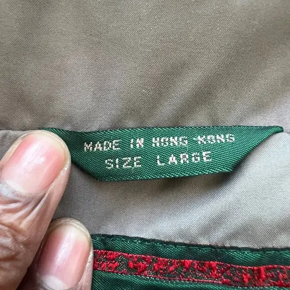 Field & Stream Vintage Two-Tone Colorblock Windbreaker Jacket - Picture 3 of 13